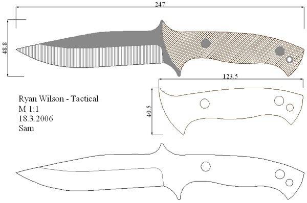 Нож Кукри: чертежи с размерами — изготовление своими руками непальского мачете